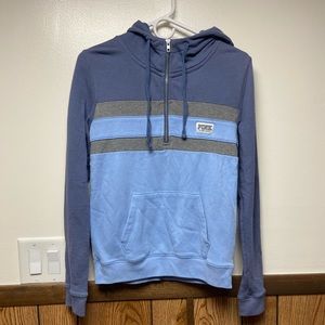 Pink Half-Zip Hoodie